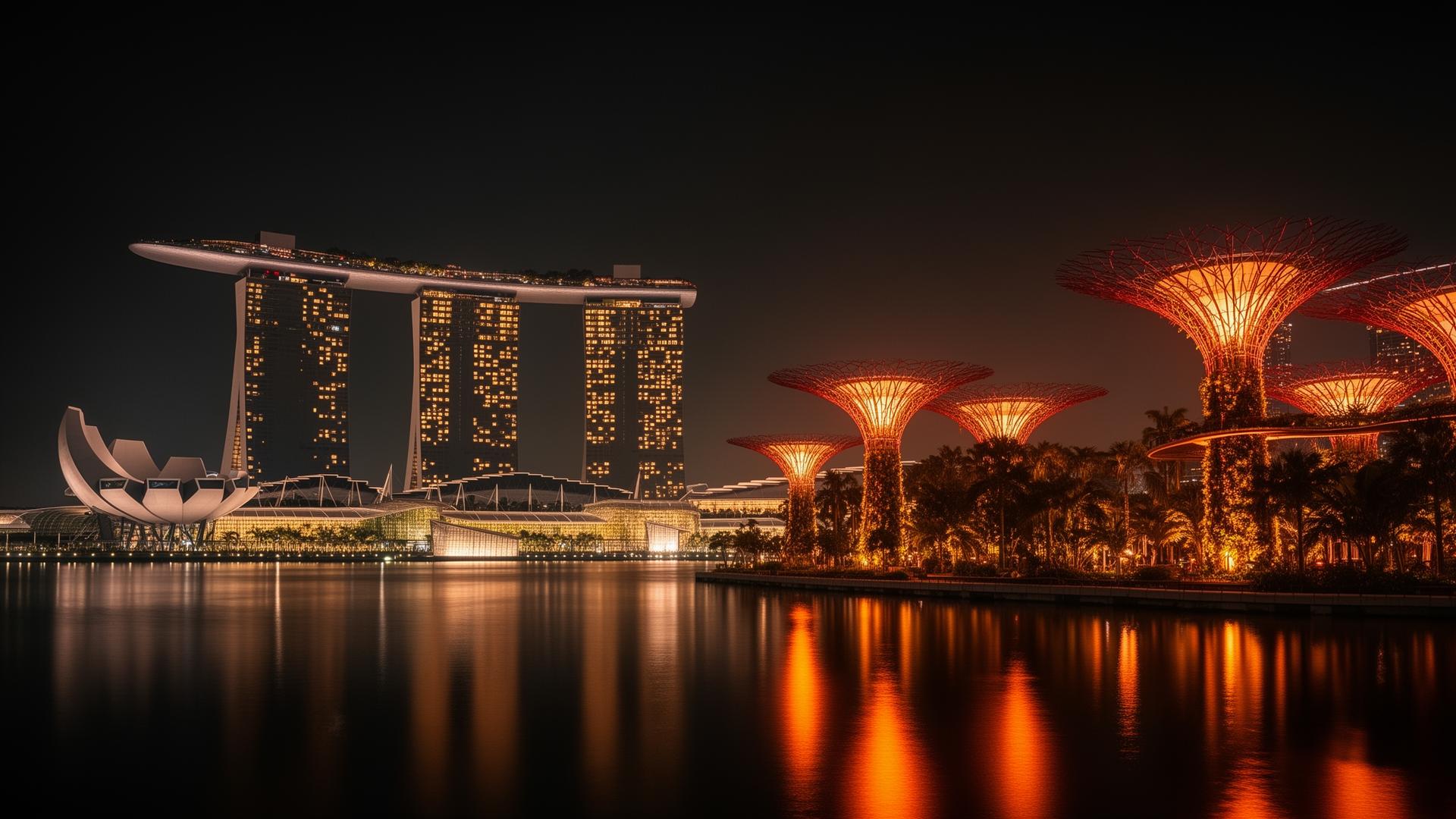 Singapore skyline representing cross-border business learning
